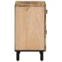 Mesita de noche madera maciza de mango 50x33x60 cm de , Mesitas de noche - Ref: Foro24-358220, Precio: 119,81 €, Descuento: %