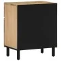 Mesita de noche madera maciza de mango 50x33x60 cm de , Mesitas de noche - Ref: Foro24-358220, Precio: 117,93 €, Descuento: %