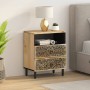 Mesita de noche madera maciza de mango 50x33x60 cm de , Mesitas de noche - Ref: Foro24-358222, Precio: 128,21 €, Descuento: %