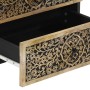 Mesita de noche madera maciza de mango 50x33x60 cm de , Mesitas de noche - Ref: Foro24-358222, Precio: 128,21 €, Descuento: %