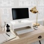 Soporte para pantalla contrachapada blanco brillante 42x24x13cm de vidaXL, Muebles TV - Ref: Foro24-800222, Precio: 18,82 €, ...
