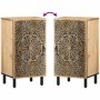 Armario auxiliar madera maciza de mango 40x33x75 cm de , Aparadores - Ref: Foro24-358236, Precio: 130,64 €, Descuento: %