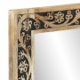 Espejo de baño madera maciza de acacia y vidrio 50x70x2,5 cm de , Espejos - Ref: Foro24-358243, Precio: 84,83 €, Descuento: %