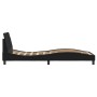 Estructura de cama con cabecero de tela negro 80x200 cm de , Camas y somieres - Ref: Foro24-373067, Precio: 101,77 €, Descuen...