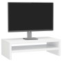 Soporte para pantalla contrachapada blanco brillante 42x24x13cm de vidaXL, Muebles TV - Ref: Foro24-800222, Precio: 18,82 €, ...