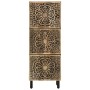 Armario auxiliar madera maciza de mango 40x33x110 cm de , Aparadores - Ref: Foro24-358241, Precio: 206,33 €, Descuento: %