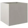 Jardinera de acero inoxidable plateado 42x40x39 cm de , Maceteros y jardineras - Ref: Foro24-841555, Precio: 51,35 €, Descuen...