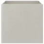Jardinera de acero inoxidable plateado 42x40x39 cm de , Maceteros y jardineras - Ref: Foro24-841555, Precio: 51,35 €, Descuen...