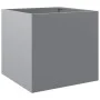 Jardinera de acero galvanizado plateado 49x47x46 cm de , Maceteros y jardineras - Ref: Foro24-841569, Precio: 47,95 €, Descue...