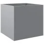 Jardinera de acero galvanizado plateado 49x47x46 cm de , Maceteros y jardineras - Ref: Foro24-841569, Precio: 47,95 €, Descue...