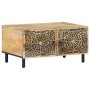Mesa de centro de madera maciza de pino 80x50x40 cm de , Mesas de centro - Ref: Foro24-358217, Precio: 140,72 €, Descuento: %