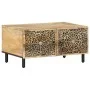 Mesa de centro de madera maciza de pino 80x50x40 cm de , Mesas de centro - Ref: Foro24-358217, Precio: 138,38 €, Descuento: %