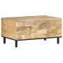 Mesa de centro de madera maciza de pino 80x50x40 cm de , Mesas de centro - Ref: Foro24-358217, Precio: 140,72 €, Descuento: %