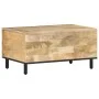 Mesa de centro de madera maciza de pino 80x50x40 cm de , Mesas de centro - Ref: Foro24-358217, Precio: 138,38 €, Descuento: %