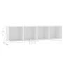 Estantería/mueble para TV blanco 143x30x36 cm de vidaXL, Estantes y estanterías - Ref: Foro24-800261, Precio: 69,14 €, Descue...