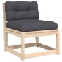 Muebles de jardín 8 pzas y cojines madera maciza pino de , Conjuntos de jardín - Ref: Foro24-3216945, Precio: 832,59 €, Descu...