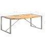 Mesa de comedor madera maciza de mango rugosa 200x100x75 cm en Mesas de comedor | Comprar online en Foru.es