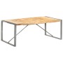 Mesa de comedor madera maciza de mango rugosa 200x100x75 cm en Mesas de comedor | Comprar online en Foru.es