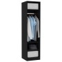Armario de madera contrachapada negro 50x50x200 cm de vidaXL, Armarios roperos - Ref: Foro24-800235, Precio: 125,61 €, Descue...