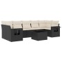 Set de sofás de jardín 8 piezas y cojines ratán sintético negro de , Conjuntos de jardín - Ref: Foro24-3252273, Precio: 498,8...