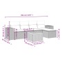 Set de muebles de jardín 6 pzas y cojines ratán sintético gris de , Conjuntos de jardín - Ref: Foro24-3257754, Precio: 362,48...