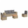 Juego de sofás jardín con cojines 6 pzas ratán sintético beige de , Conjuntos de jardín - Ref: Foro24-3225387, Precio: 362,67...