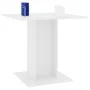 Mesa de comedor de madera contrachapada blanco 80x80x75 cm de vidaXL, Mesas de cocina y de comedor - Ref: Foro24-800252, Prec...