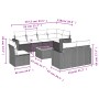 Set de muebles de jardín 9 pzas y cojines ratán sintético gris de , Conjuntos de jardín - Ref: Foro24-3224219, Precio: 549,57...