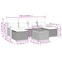 Set de sofás de jardín 7 piezas con cojines ratán PE gris de , Conjuntos de jardín - Ref: Foro24-3260310, Precio: 402,58 €, D...