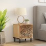 Mesita de noche de madera maciza de mango 40x33x46 cm de , Mesitas de noche - Ref: Foro24-358208, Precio: 85,66 €, Descuento: %