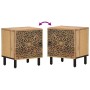 Mesita de noche de madera maciza de mango 40x33x46 cm de , Mesitas de noche - Ref: Foro24-358208, Precio: 85,66 €, Descuento: %