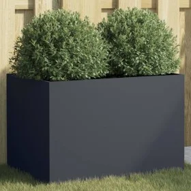 Jardinera de acero laminado en frío antracita 62x40x39 cm de , Maceteros y jardineras - Ref: Foro24-841597, Precio: 75,72 €, ...