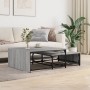 Mesas de centro apilables 2 pzas madera y metal gris Sonoma de , Mesas de centro - Ref: Foro24-845334, Precio: 80,92 €, Descu...