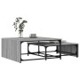 Mesas de centro apilables 2 pzas madera y metal gris Sonoma de , Mesas de centro - Ref: Foro24-845334, Precio: 80,92 €, Descu...