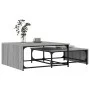 Mesas de centro apilables 2 pzas madera y metal gris Sonoma de , Mesas de centro - Ref: Foro24-845334, Precio: 79,93 €, Descu...