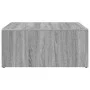 Mesas de centro apilables 2 pzas madera y metal gris Sonoma de , Mesas de centro - Ref: Foro24-845334, Precio: 79,93 €, Descu...