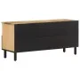 Mueble de TV madera maciza de mango 100x33x46 cm de , Muebles TV - Ref: Foro24-358230, Precio: 129,89 €, Descuento: %