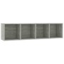 Estantería/mueble para TV gris hormigón 143x30x36 cm de vidaXL, Estantes y estanterías - Ref: Foro24-800265, Precio: 60,94 €,...