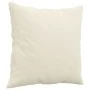 Sofá de 2 plazas con cojines terciopelo color crema 120 cm de , Sofás - Ref: Foro24-3200943, Precio: 241,67 €, Descuento: %