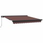 Toldo retráctil manual marrón 300x250 cm en Toldos | Comprar online en Foru.es