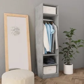 Concrete gray plywood cabinet 50x50x200 cm by vidaXL, Wardrobes - Ref: Foro24-800238, Price: 97,42 €, Discount: %