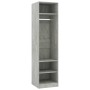 Armario de madera contrachapada gris hormigón 50x50x200 cm de vidaXL, Armarios roperos - Ref: Foro24-800238, Precio: 98,80 €,...