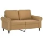 Zweiteilige Sofagarnitur aus braunem Samt mit Kissen von , Sofas - Ref: Foro24-3202237, Preis: 482,94 €, Rabatt: %