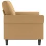 Sofá de 2 plazas terciopelo marrón 120 cm de , Sofás - Ref: Foro24-359526, Precio: 224,79 €, Descuento: %