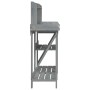 Banco para macetas con estantes madera maciza de abeto gris de , Soportes para macetas - Ref: Foro24-368433, Precio: 135,60 €...