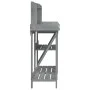 Banco para macetas con estantes madera maciza de abeto gris de , Soportes para macetas - Ref: Foro24-368433, Precio: 145,12 €...