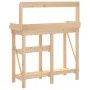 Banco para macetas con estantes de madera maciza de abeto de , Soportes para macetas - Ref: Foro24-368431, Precio: 96,36 €, D...