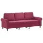 Juego de sofás con cojines 2 piezas terciopelo rojo tinto de , Sofás - Ref: Foro24-3202274, Precio: 579,31 €, Descuento: %