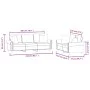 Sofa set with cushions 2 pieces red velvet by , Sofas - Ref: Foro24-3202274, Price: 579,31 €, Discount: %