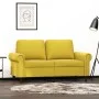 Sofá de 2 plazas terciopelo amarillo 120 cm de , Sofás - Ref: Foro24-359525, Precio: 212,17 €, Descuento: %